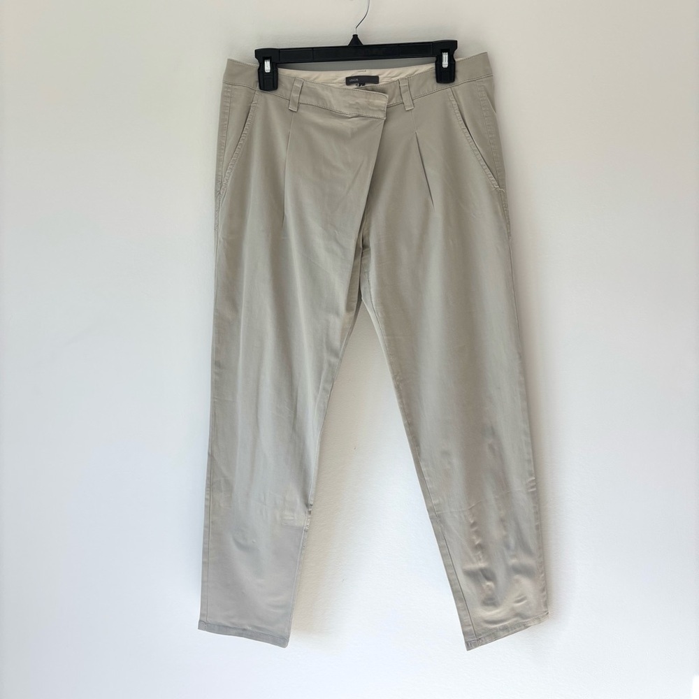 Vince Grey Straight Leg Dress Pant Trouser Slack Business Professional Office